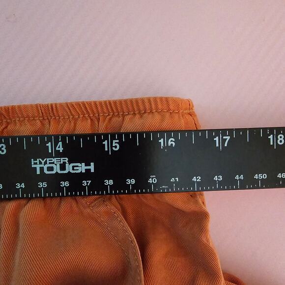 Cynthia Rowley Women's A Line Tie Waist Lyocell Mini Skirt Orange XL - Picture 8 of 9
